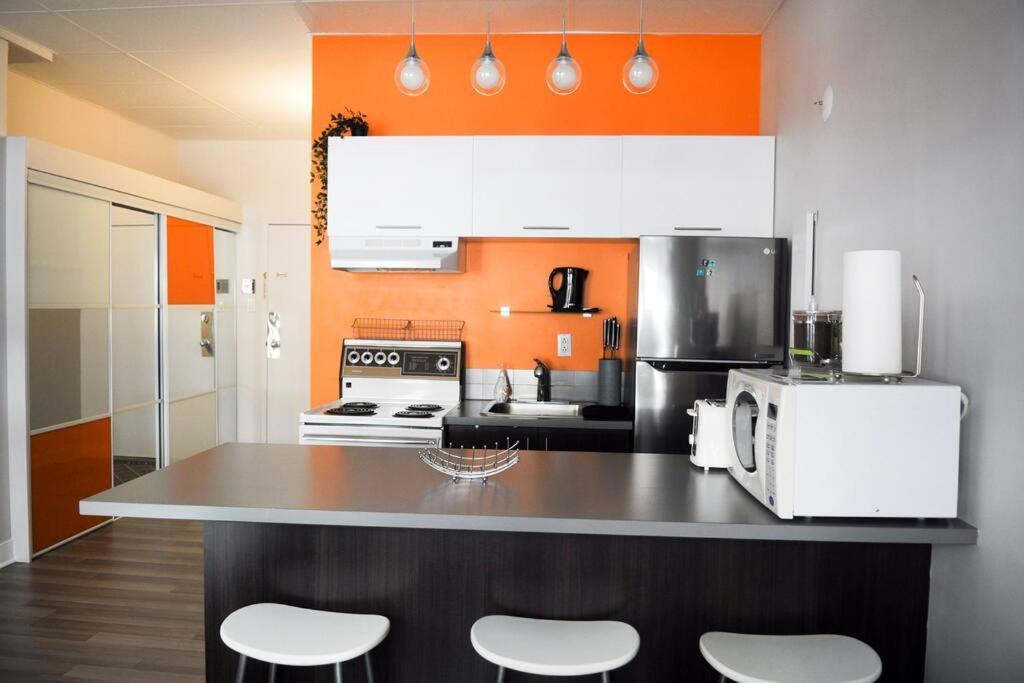 Appartement Loft Urbain Au Centre-ville De Quebec/st-joseph